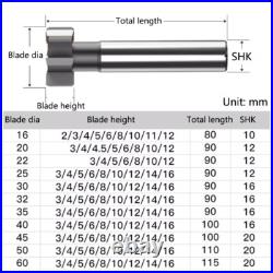 T-slot Milling Cutter Carbide Metalworking Cutter Tool End Mill Ø16mm 60mm
