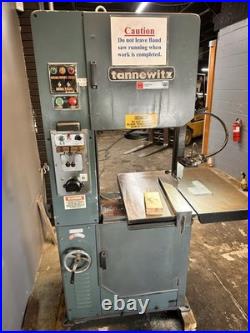 Tannewitz TR2014W Vertical Bandsaw- Video link in the description Tannewitz TR2014W Vertical Bandsaw- Video link in the description
