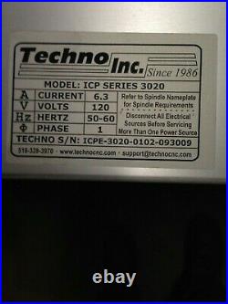 Techno Inc. CNC Benchtop Mill Small Mill, router Model ICP Series 3020