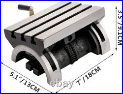 Tilting Milling Table 7X5Inch Tilting Angle Milling Machine 0-90°Adjustabl Tilting Milling Table 7X5Inch Tilting Angle Milling Machine 0-90°Adjustabl