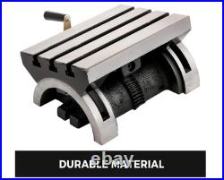 Tilting Milling Table 7X5Inch Tilting Angle Milling Machine 0-90°Adjustable