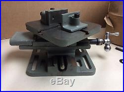 USA Clausing Universal Compound Vise 1978 milling rotary table x y drill press