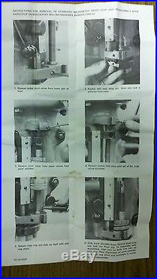 USA Milling Machine Quick Rapid Quill Stop Micrometer Adjustable Bridgeport Type
