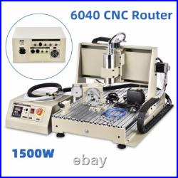USB 3/4 Axis 6040/6090 CNC Router Engraver VFD Engraving Milling Machine Cutter