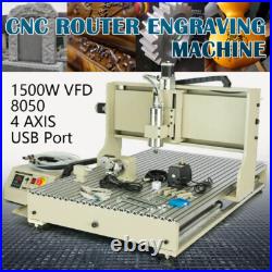 USB 3/4 Axis 6040/6090 CNC Router Engraver VFD Engraving Milling Machine Cutter