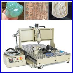 USB 3/4 Axis 6040/6090 CNC Router Engraver VFD Engraving Milling Machine Cutter