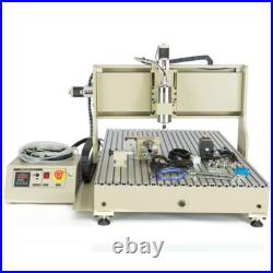 USB 3/4 Axis 6040/6090 CNC Router Engraver VFD Engraving Milling Machine Cutter