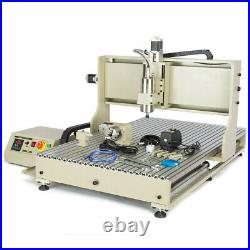 USB CNC6090 Router Engraving Milling Drill Machine 3D Carving 1.5/2.2KW 3/4Axis