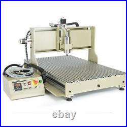 USB Parallel Port 3Axis/4Axis CNC 6040/6090 Router Engraving Machine 1500W