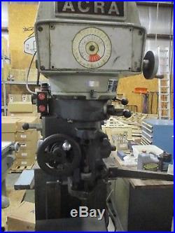 USED Acra Vertical Milling Machine