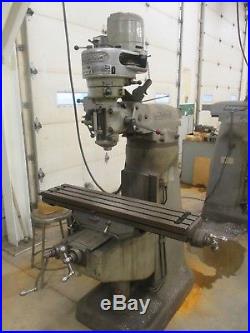 USED BridgePort Step-Pulley Type Vertical Milling Machine, SINGLE PHASE (DB)