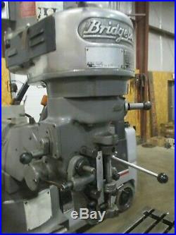 USED Bridgeport Milling Machine with Acu-Rite 2-Axis DRO, 6 Vise, Worklight