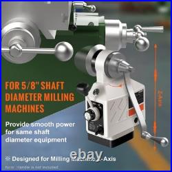 Uimoso Z-Axis Power Feed Table Mill for Milling Machine450 in-lb Torque 0-200RPM Uimoso Z-Axis Power Feed Table Mill for Milling Machine450 in-lb Torque 0-200RPM