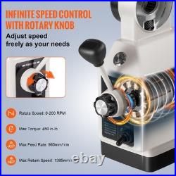 Uimoso Z-Axis Power Feed Table Mill for Milling Machine450 in-lb Torque 0-200RPM Uimoso Z-Axis Power Feed Table Mill for Milling Machine450 in-lb Torque 0-200RPM