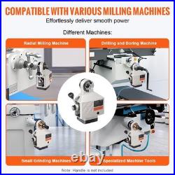 Uimoso Z-Axis Power Feed Table Mill for Milling Machine450 in-lb Torque 0-200RPM Uimoso Z-Axis Power Feed Table Mill for Milling Machine450 in-lb Torque 0-200RPM