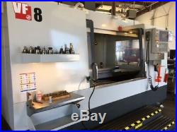 Used 2015 Haas VF-8CNC CNC Vertical Machining Center Mill CT40 WIPS TSC IPS 5th