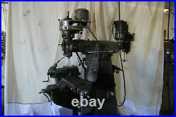Used Bridgeport Series 1 Vertical Milling Machine 2 HEADS AUTOMATIC SIDE FEED