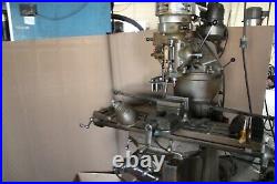 Used Bridgeport Series 1 Vertical Milling Machine 2 HEADS AUTOMATIC SIDE FEED