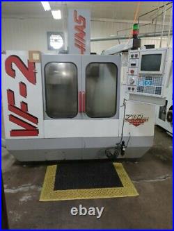 Used Haas VF-2 CNC Vertical Machining Center Mill Rigid Tap 4th Ready Chip Auger