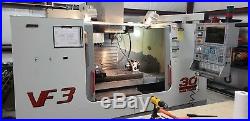 Used Haas VF-3 CNC Vertical Machining Center Mill 10,000 rpm TSC 40x20 CT40 2000