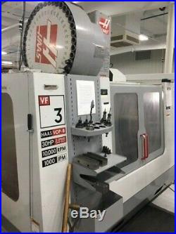 Used Haas VF-3 CNC Vertical Machining Center Mill 5th Axis Ready 10K RPM 40 ATC