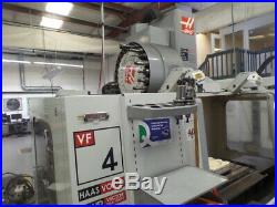 Used Haas VF-4 CNC Vertical Machining Center Mill 4th & 5th Ready WIPS Probe'05