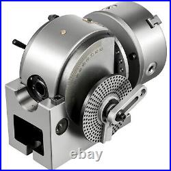 VEVOR Indexing Dividing Head 6 3 Jaw Chuck & Tailstock for CNC Milling Machine