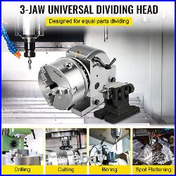 VEVOR Indexing Dividing Head for Milling Machine 6 /160 mm for Milling Grinding