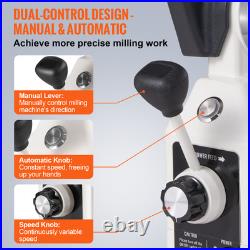 VEVOR X-Axis Power Feed Table Mill for Milling Machine 150 in-lb Torque 0-200RPM VEVOR X-Axis Power Feed Table Mill for Milling Machine 150 in-lb Torque 0-200RPM