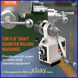 VEVOR Z-Axis Power Feed Table Mill for Milling Machine 450 in-lb Torque 0-200RPM