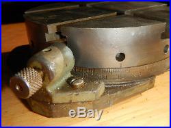 VINTAGE ATLAS MILLING MACHINE MILL ROTARY TABLE With INDEX PIN MACHINIST TOOL LOTB
