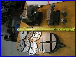 VINTAGE ATLAS MILLING MACHINE MILL ROTARY TABLE With Index PIN/ Index Head Divider