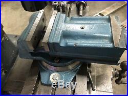 Vernon tabletop milling machine jig bore 1ph with vise and collets