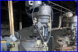 Vertical Bridgeport milling machine DRO POWER FEED