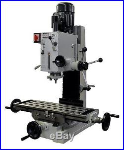 Vertical Metalworking Drill Milling Machine ZX45 9 1/2 x 32 Inch Gear Motor