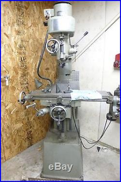Vertical Milling Mill Machine by Select Machine Tool Company EUC with ManyExtras