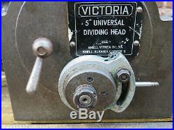 Victoria 5 Universal Dividing Head With Tail Stock Fully Working Includes VAT