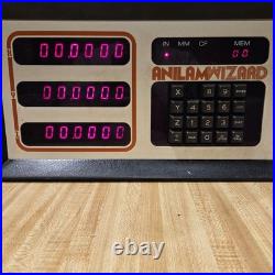 Vintage Anilam Wizard 113-2 Digital Readout DRO 115 Volt USA AS-IS PARTS READ