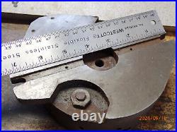 Vintage Atlas Milling MILL Machine Rotary Index Table Fixture Missing Pin