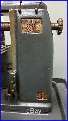Vintage Childs # 0000 Jewelers Machinist Horizontal Mill Miller Milling Machine