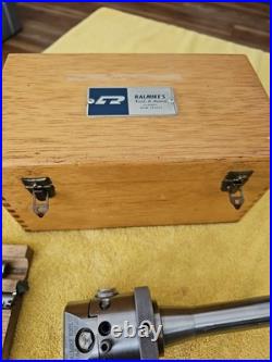 Vintage Ralmike's Gamet France Automatic Facing Boring Head R8 In Wooden Box