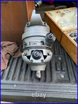 Volstro Rotary Milling Head (For Bridgeport Mill withR8 Collet) withMany accessories