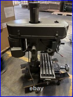 WD DM-75M Manual Mill Drill, R-8 Spindle Taper, 220V Electric, 2HP