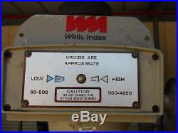Wells Index Vertical Milling Machine 837