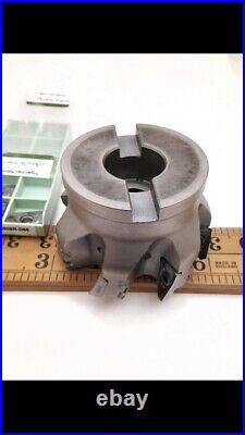 Walter, #f4042 Ub. 076. Z07.15 3 Indexable Face MILL With 10 Inserts