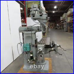 Well Index 700 2HP Vertical Knee Milling Machine 230/460V 3PH No Powerfeed
