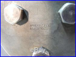Wm Carroll Dividing Indexing Head & Tailstock + Chuck for Milling