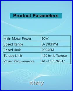 X-Axis Power Feed 450 Lbs Torque for Bridgeport Type Milling Machines 0-200 RPM X-Axis Power Feed 450 Lbs Torque for Bridgeport Type Milling Machines 0-200 RPM