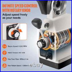 X-Axis Power Feed Kit for Milling Machine 0-200RPM 450in-lb Torque Bearing