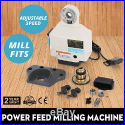 X Axis Power Feed Milling Noiseless Table Milling Machine Knee Mills Fits